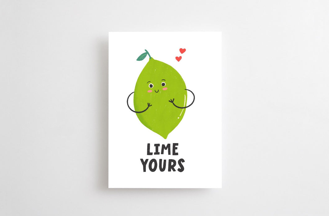 LIME YOURS CARD