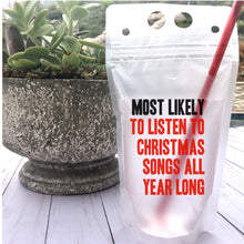 Load image into Gallery viewer, MOST LIKELY TO... DRINK POUCH (10 STYLES)