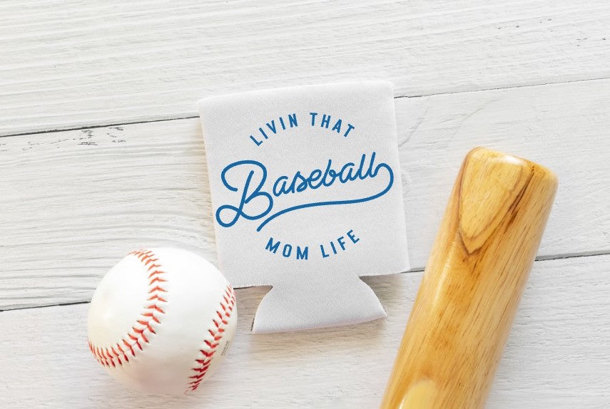 BASEBALL MOM LIFE CAN COOLER