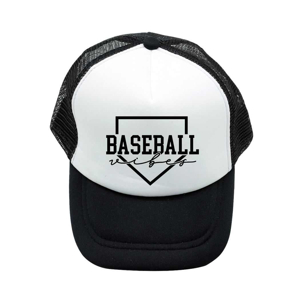 BASEBALL VIBES BASEBALL CAP - BLACK