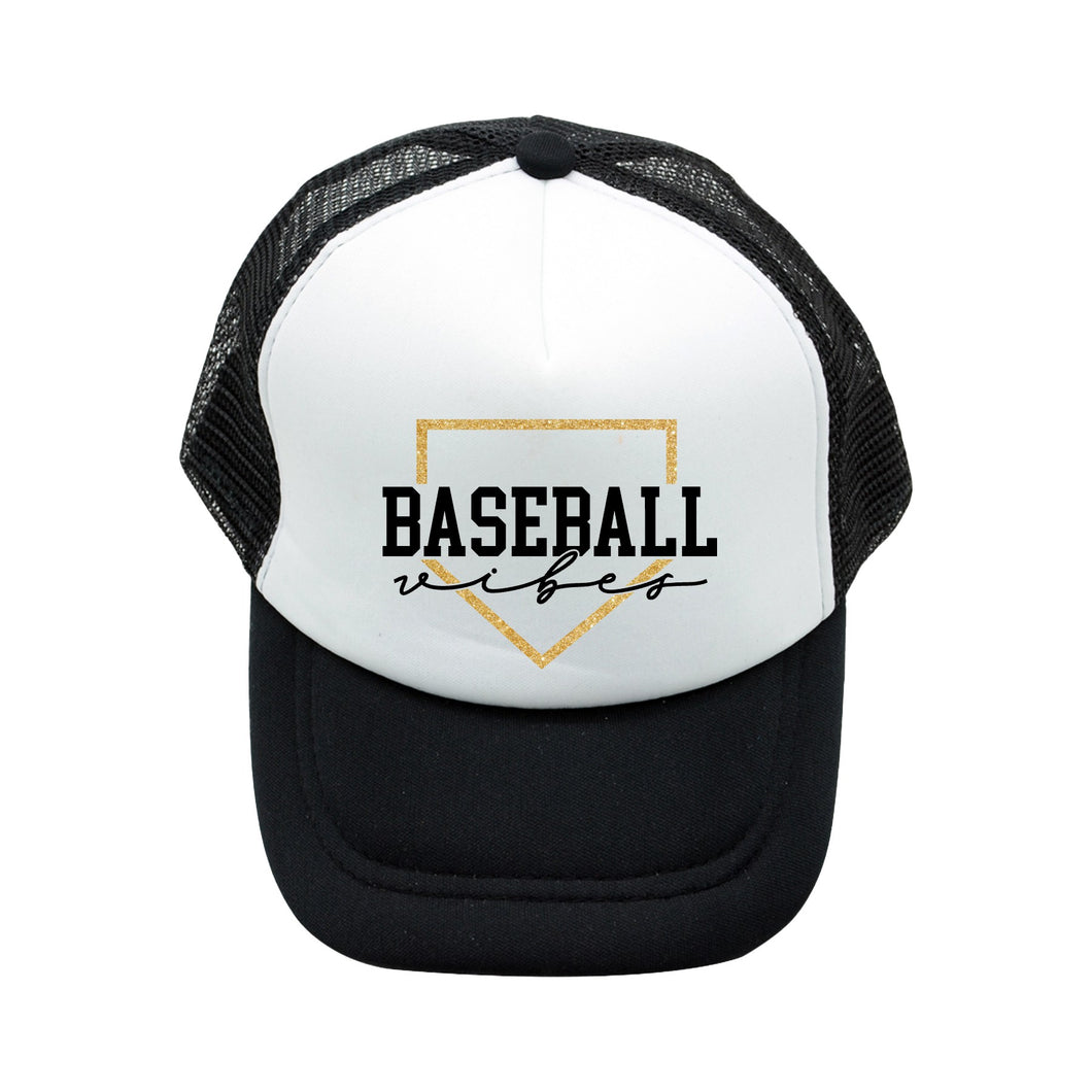 BASEBALL VIBES BASEBALL CAP - GOLD