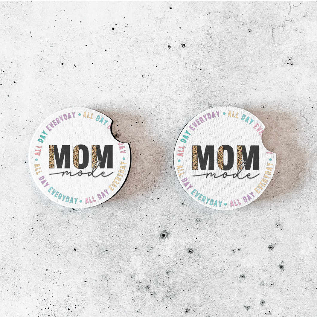 MOM MODE CAR COASTER (SET OF 2)