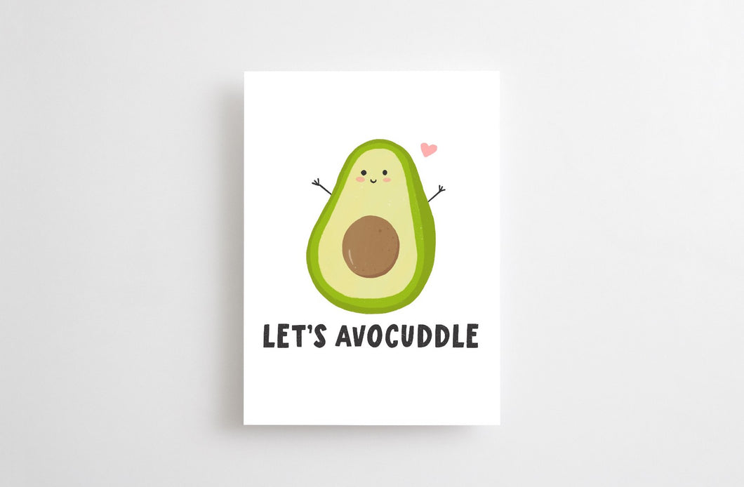 LET'S AVOCUDDLE CARD