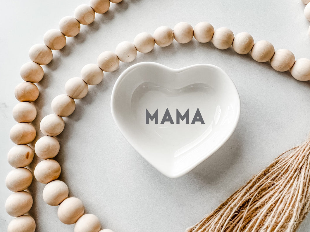 MAMA HEART RING DISH