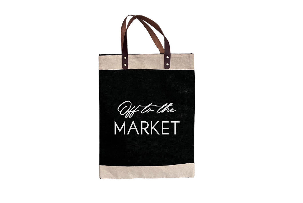 OFF TO THE MARKET TOTE