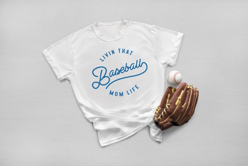 BASEBALL MOM LIFE TSHIRT